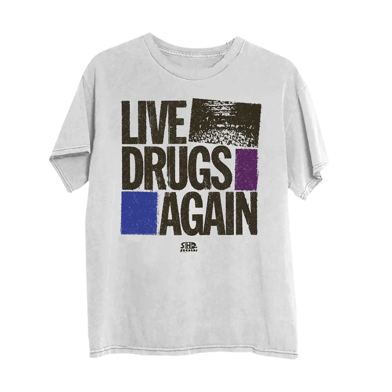 The War On Drugs - Live Drugs Again Cover T-Shirt (Comfort Colors)