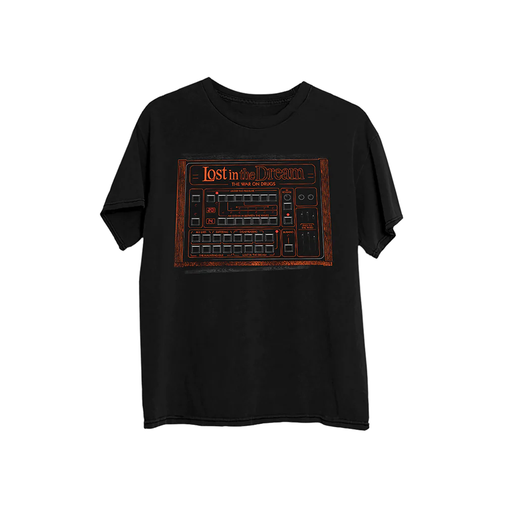 The War On Drugs - Lost In The Dream 10 Year Anniversary Drum Machine T-Shirt (Comfort Colors)