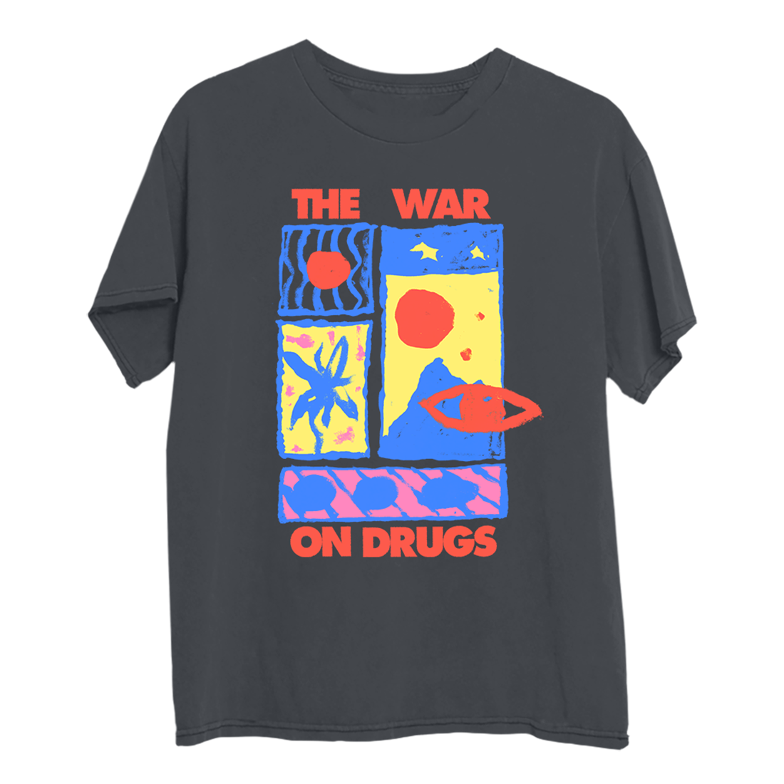 The War On Drugs - Eye Hand-Painted T-Shirt